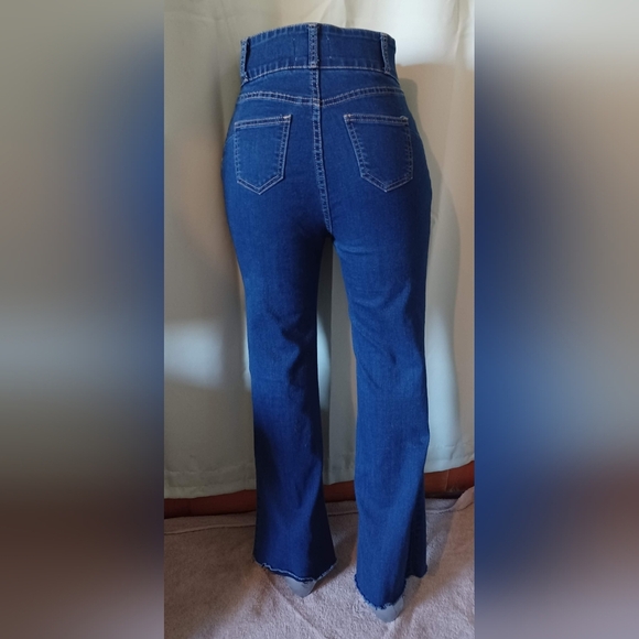 🍒 Air Space Side Zip Flair Skinny Jeans - Picture 6 of 11